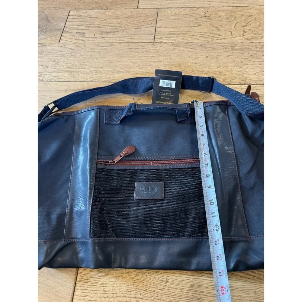 Opium‎ Yves Saint Laurent Duffel Bag Navy Blue Weekender Travel Carry On